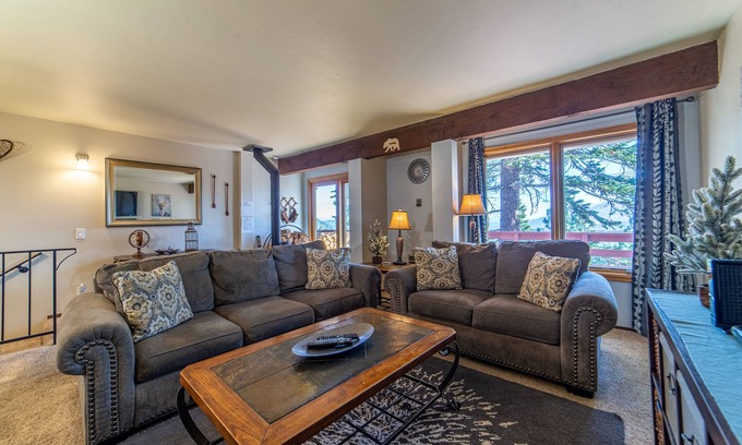 Mammoth Lakes House | 3 Bedroom Townhome with Views Near The Village at Mammoth! Wifi!