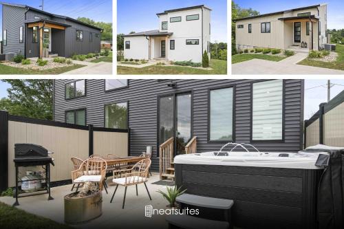 Dry Ridge House | 3 Homes, 3 Hot Tubs, 10BR, 10 Bath, Near Ark!