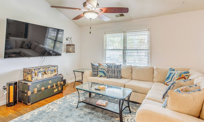 Little River House | 3 Mi to Ocean: Home w/Deck in Little River!