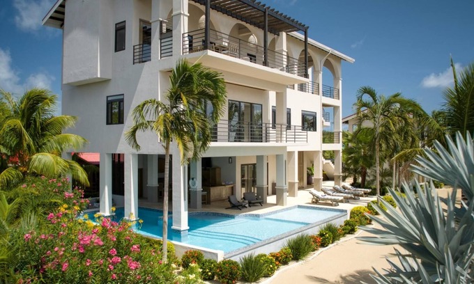 Placencia Villa | 3-Story 4BR Waterfront Villa w/Sunset Views