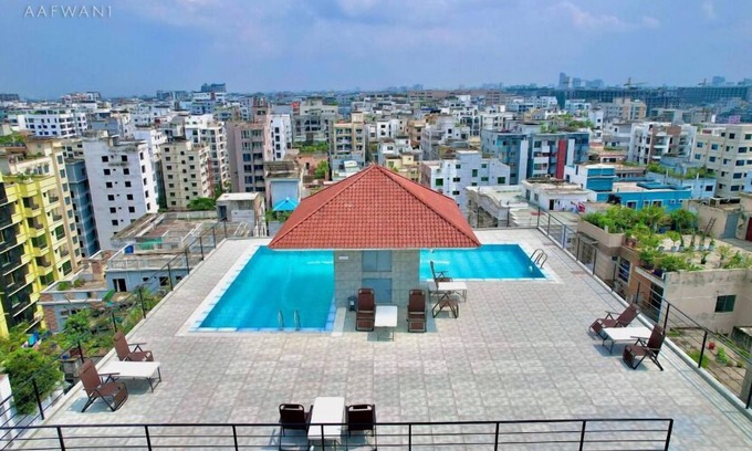 Basundhara Residential Area Apartment | 350sqft 5 Apartment Pool Gym & Movie