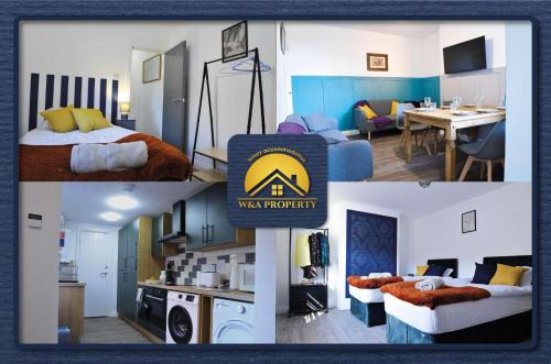 Kettering House | 4 berooms 7 beds house in Kettering 2 showers Garden Fast Wi-Fi