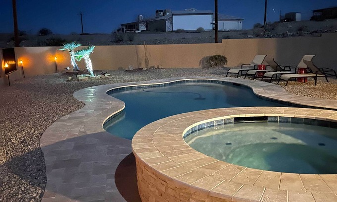 Lake Havasu City House | 4 Mi to Lake Havasu: Home w/Hot Tub & Pool