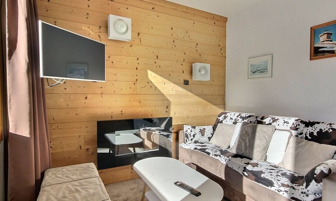 Belle Plagne Apartment | 4-room duplex, 8 pers, south-facing, balcony, ski-in/ski-out