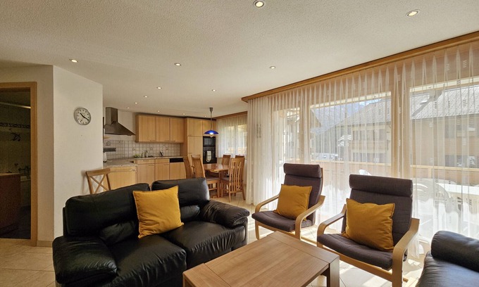Saas-Fee Apartment | 4-room flat right by the Stafelwald ski lift in house Dominic B