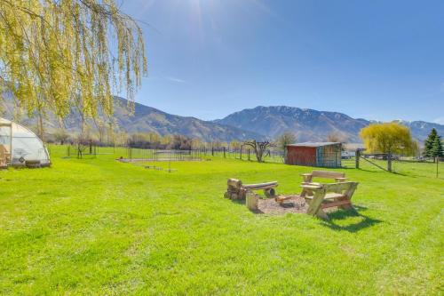 North Logan House | 5 Mi to Downtown Logan Scenic Retreat with Patio