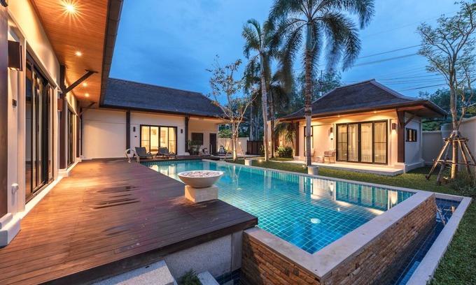 Choeng Thale Villa | 5 Minutes to Bangtao Beach! Family-sized Villa