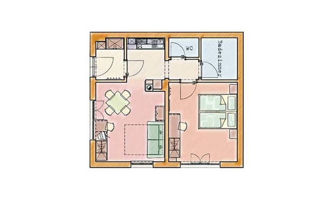 Huettschlag Apartment | 50 m² Apartment ∙ 1 bedroom ∙ 4 guests
