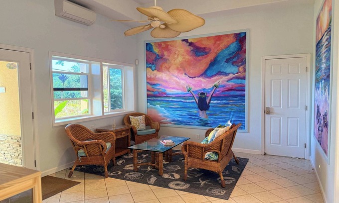 Kahana Bed & Breakfast | 50% Off! 3 BR Bed & Breakfast Steps from the Beach with AC