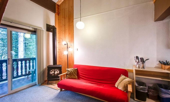 Glacier Condo | 56SLL - Fireplace - Inexpensive - Kitchenette - Sleeps 4 by RedAwning