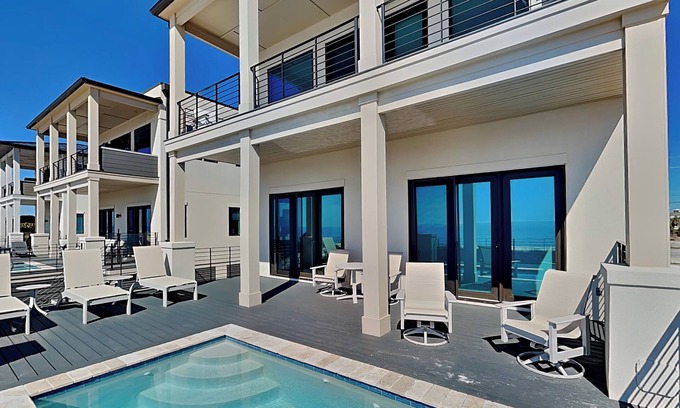 Ono Island House | 5BD/5BA New Luxury Gulf-Front Home w. Private Pool and Beach Access