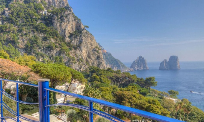 Marina Piccola Villa | 🏆65SC Villa Sirenella - Luxury villa 😍Faraglioni view ❄️A/C Terrace Beach@5mi