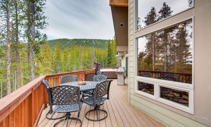 Fairplay House | 7th Nt Free!Game Rm,Huge Deck,Hot Tub,BBQ,Dog Run,Hiking Trails.Wildlife