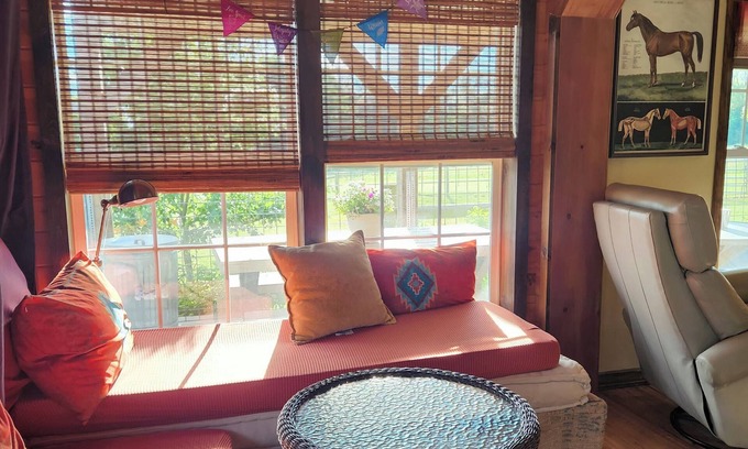 Skaneateles Cabin | 864 sq ft Rustic bunkhouse located on a working farm. Minutes from Skaneateles!