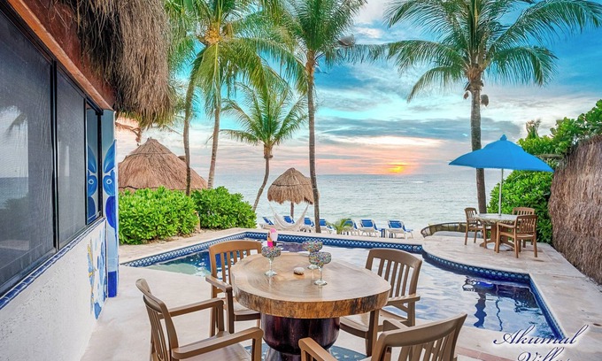 Akumal Villa | A beachfront Gem in Akumal. Swim, Snorkel, Relax!