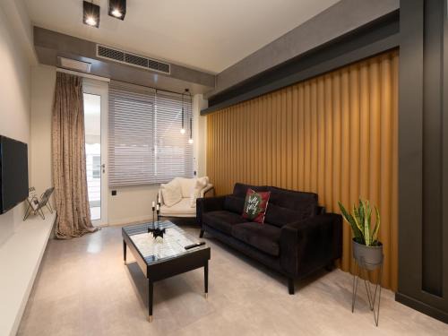Athens City Centre Apartment | A Place 4U No6 - City Escape with Balcony Lounge & Open Living Space