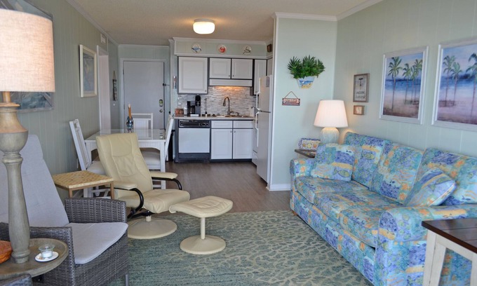 Murrells Inlet Condo | A Place at the Beach II 2H - Ocean Front in Garden City Beach