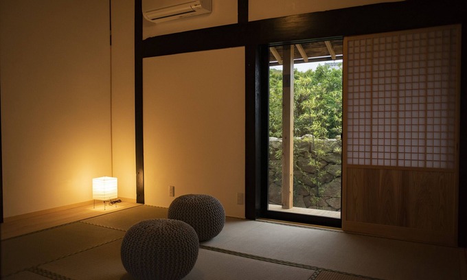 Goto House | A single old private house for rent, limited to one couple per day, towering along a cove on Fukue Island in the Goto Archipelago.