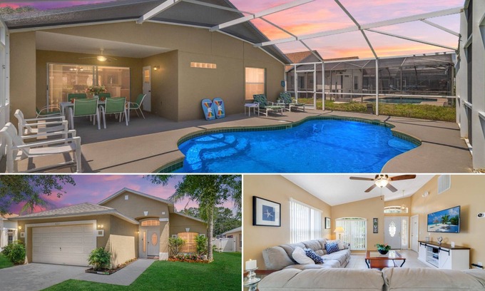 Santa Cruz House | Adorable Private Pool Home| 3Bed 2Bath| Right next to ChampionsGate and Publix Shopping Center