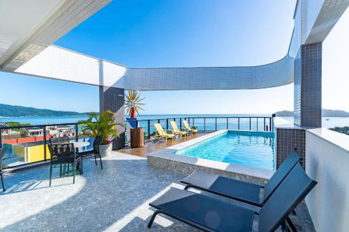 Centro Apartment | AION suítes 202 - Compacto e luxuoso Loft - Rooftop com piscina e academia - À poucos passos da praia
