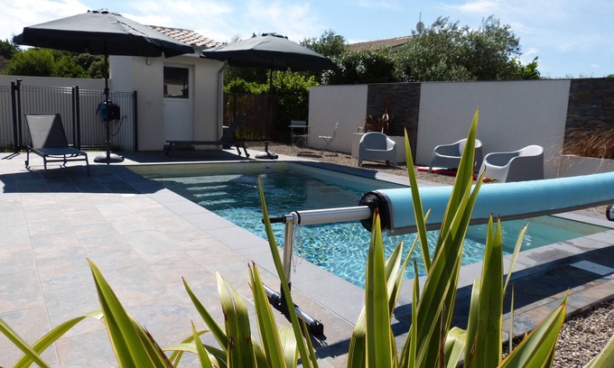 Saint-Paulet-de-Caisson Villa | Air-conditioned villa with private pool near the Ardèche gorges