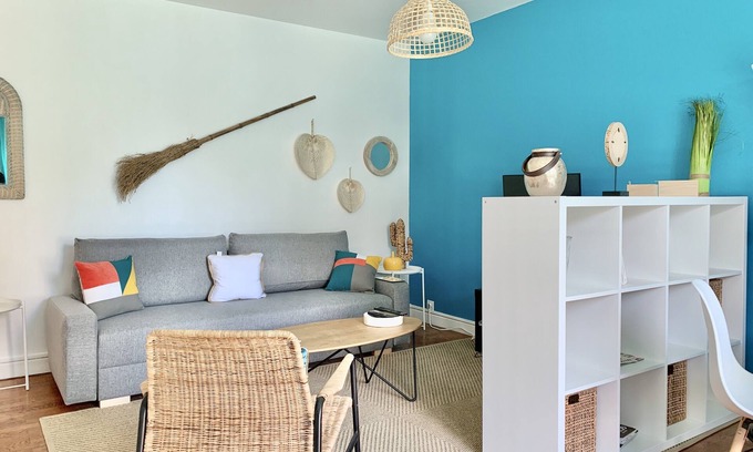 Echirolles Apartment | #AL | Le bleuet 💙 T2 with terrace