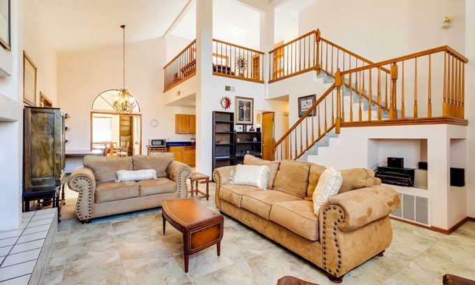 Paradise Hills Civic Cottage | Albuquerque Home w/Spacious Yard & Fire Pit!