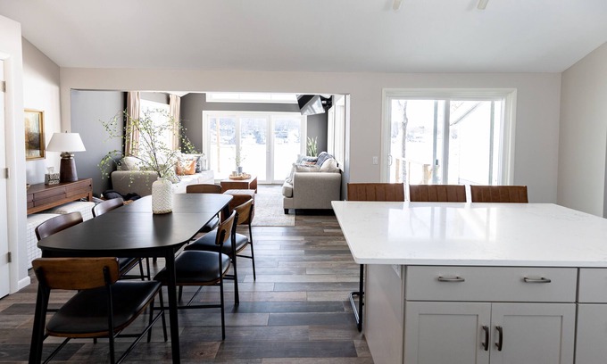 Smyrna House | Allsports lakehouse w/private beach/dock, firepit, grill, sunset view!