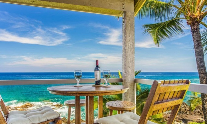 Kahaluu Bay Condo | Aloha Condos, Keauhou Kona Surf and Racquet Club, Condo 1-301, Oceanfront, AC