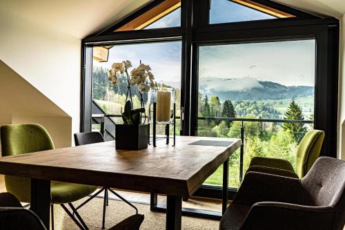 Oberstaufen Apartment | Alpenloft Ausblick