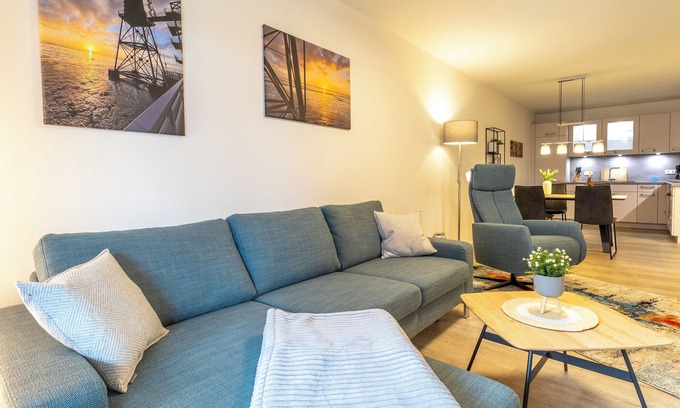 Dorumer Neufeld Apartment | Ankerpunkt Südost - Ferienwohnung mit Garten und Sauna