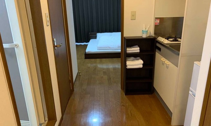 Chikushino Apartment | Annex 305 1 low bed queen spacious 22 square meters Please read the notes before booking/Chikushino Fukuoka