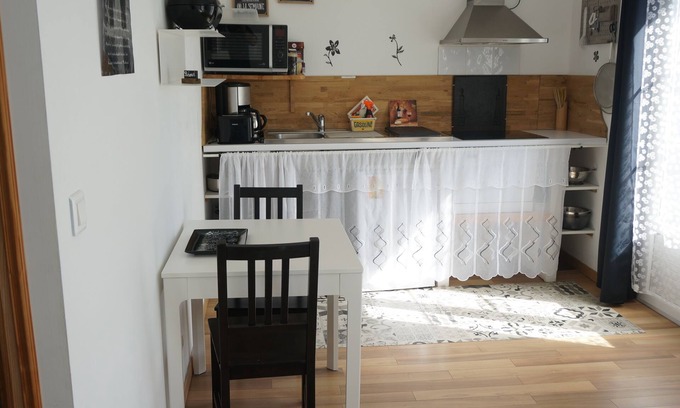 Bedarieux (ornac) Apartment | Annexe -apart n°4 studio. 2 persons with bed 140 x 190