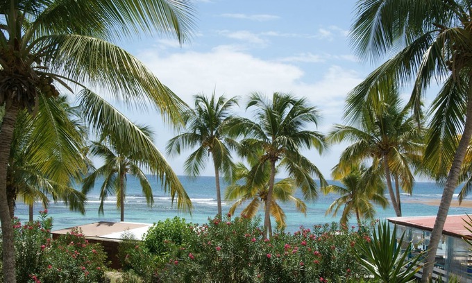 Anse des Rochers Apartment | Anse des Rochers beautiful studio "coconut blue" with beautiful sea view.
