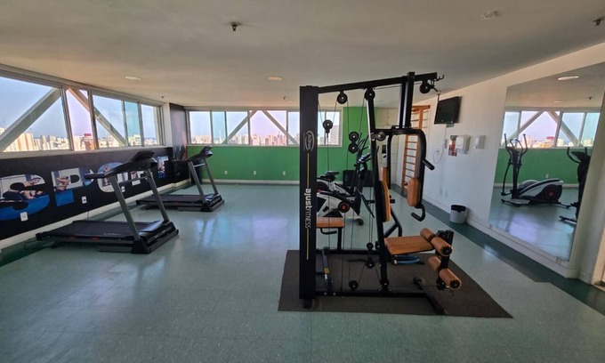 Caminho das Arvores Apartment | Apartamento de 28mts muito bem localizado, ao lado do Shopping da Bahia.