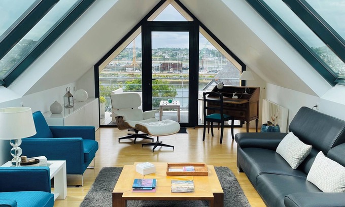 Perros-Guirec Apartment | Apartment 110 m2 classified 4* PERROS-GUIREC sea view, very bright, south facing