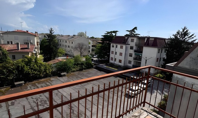 Monfalcone Apartment | Apartment 'Aris' with Balcony and Air Conditioning