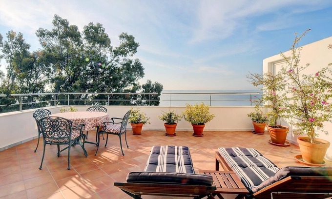 New Golden Mile Apartment | Apartment "Boulevard 305" with Sea View, Pool, Wi-Fi, Balcony, Terrace & Garden