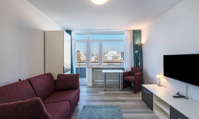 Furstenfeldbruck District Apartment | Apartment 'Huber Living Single Plus 211' with Balcony and Wi-Fi