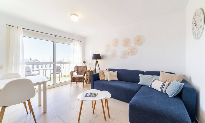 Almerimar Apartment | Apartment 'Just at the Heart of the Village' with Sea View, Balcony & Wi-Fi