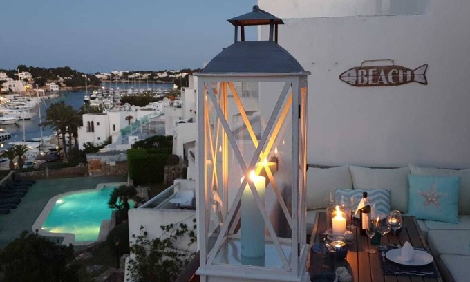 Cala d'Or Apartment | APARTMENT MARINA CALADOR DIRECT WITH FANTASTIC HARBOR VIEW TERRACE POOL GARDEN