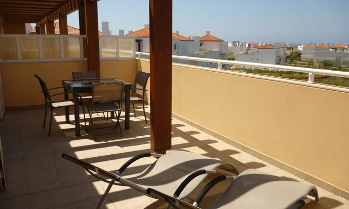 Cabanas Apartment | Apartment on top floor, with swimmingpool and great terrace with sea view
