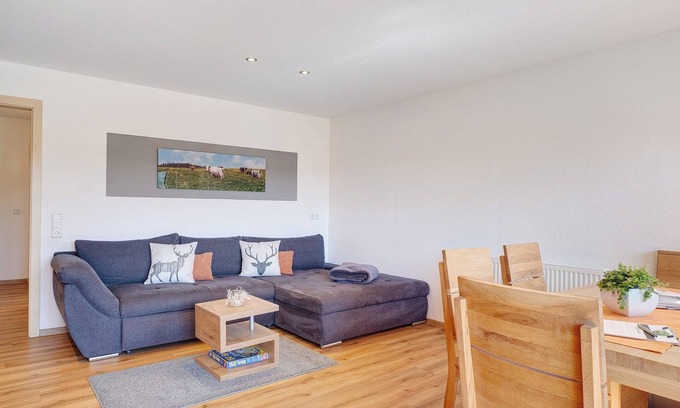 Langenordnach Apartment | Apartment 'Weideblick' with Shared Terrace, Shared Garden and Wi-Fi