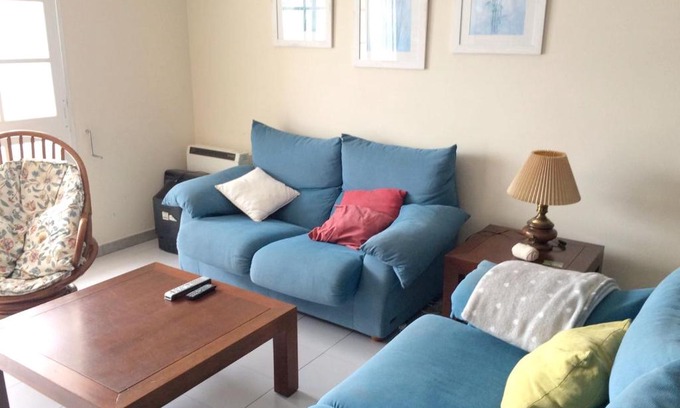 Raxo Apartment | Apartment with 2 bedrooms in Raxo with wonderful sea view furnished balcony and WiFi 10 m from the beach