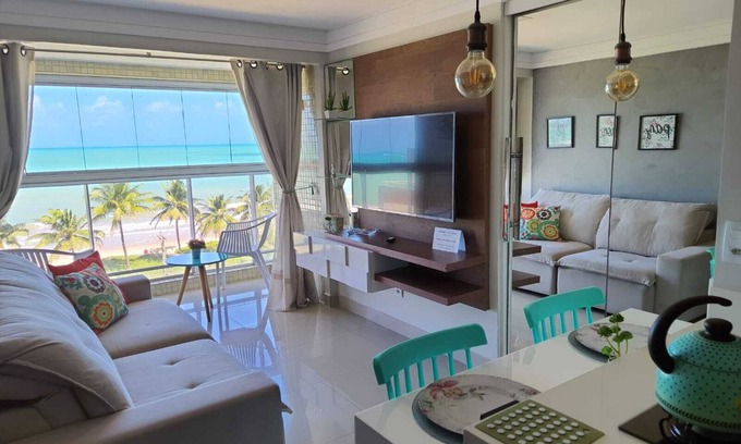 Cabedelo Apartment | Apartment with full view of the Intermares sea