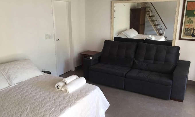 Florianopolis Apartment | Apartment with mezzanine a few steps from the lagoon