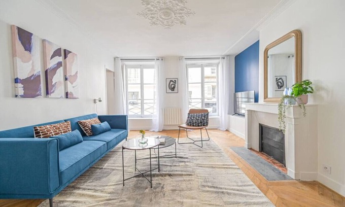 Palais-Royal Apartment | Appart 4pers#2 Bedrooms#louvres#palais Royal#opéra