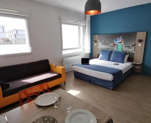 Republique - Les Ponts Apartment | Appart-Hotel Mer & Golf City Ile de Nantes