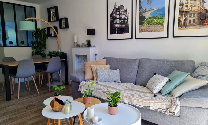 Chatou Apartment | Appartement 65m² Avec Jardin Période des Jeux Olympiques de Paris 2024