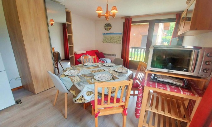 Morillon Apartment | Appartement cosy au centre de Morillon, idéal pour 5 personnes proche télécabine - FR-1-624-104